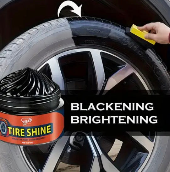 Black tire shine